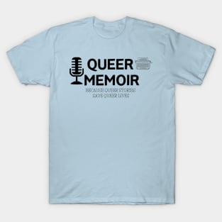 QUEER MEMOIR LOGO ONLY SHIRT T-Shirt